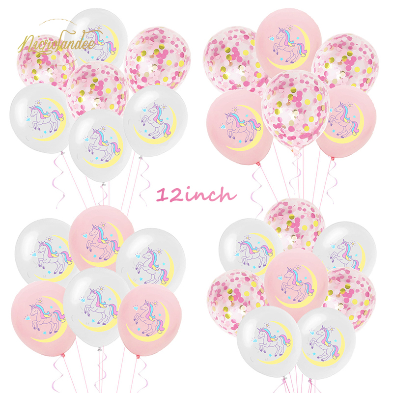 15 ชิ้น / ชุด ลูกโป่งม้าโพนี่​ 3d ,ลูกโป่งยูนิคอร์น​ โพนี่ unicorn,pony