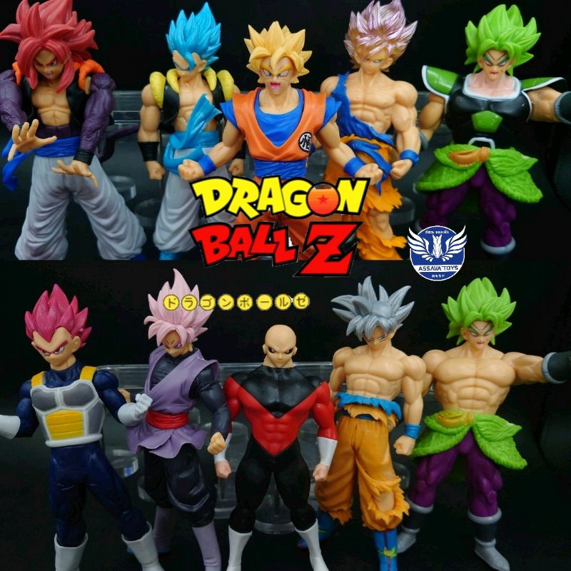 ขนาดใหญ่พิเศษ โมเดล Dragonball ดราก้อนบอล ชุดรวมซุปเปอร์ไซย่า ขนาดใหญ่มาก 18 Cm ราคาถูก และ คุ้มค่าที่สุด วัสดุดี