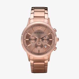 EMPORIO ARMANI นาฬิกาผู้หญิง รุ่น AR2452 Classic Chronograph - Rose Gold