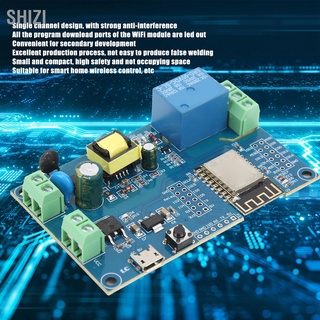 ShiZi โมดูลรีเลย์ Diy Wifi เสริมพัฒนาการพร้อม Pin อิเล็กทรอนิกส์ Esp8266