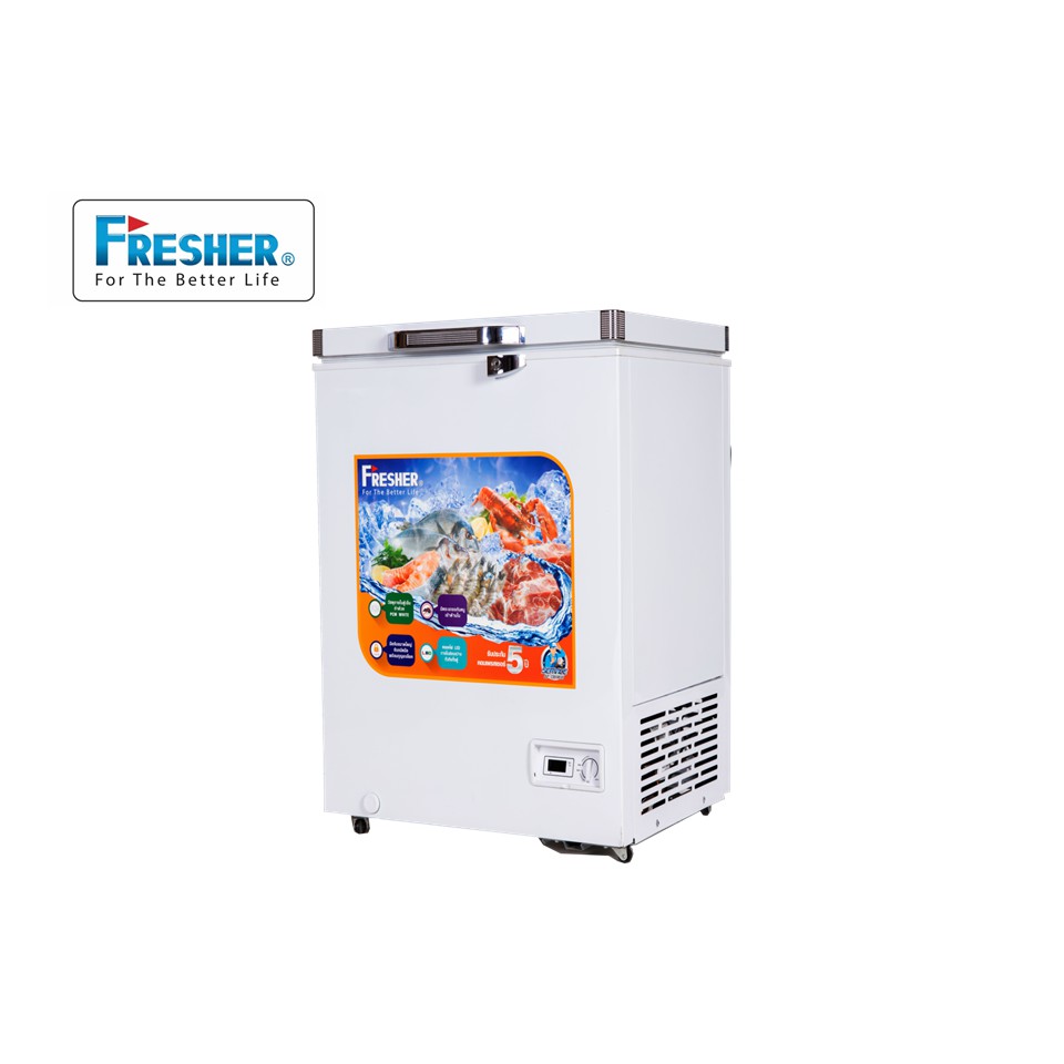 FRESHER FF-155X ตู้แช่แนวนอน สำหรับเก็บอาหารและน้ำแข็ง
