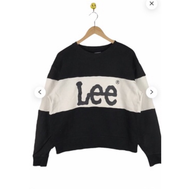 VINTAGE Lee SWEATSHIRT / SPELLOUT LOGO / JUMPER PULLOVER CREWNECK / SWETER Lee / Lee SMALL.
