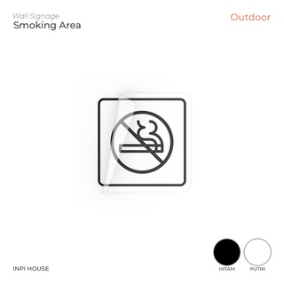 สติกเกอร์ติดผนัง ลาย Behind The smoking สําหรับตกแต่งบ้าน