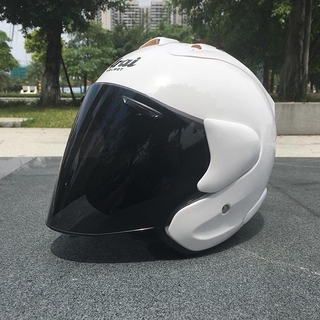 Arai หมวกกันน็อค แบบเปิดครึ่งหน้า เพื่อความปลอดภัย สีขาว สําหรับขี่รถวิบาก ทุกฤดู 3/4