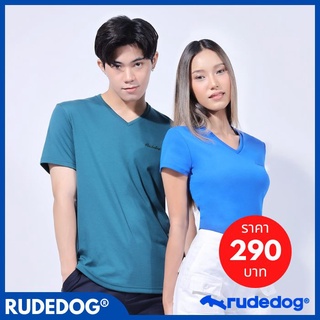 Rudedog​® เสื้อยืดคอวี ชายและหญิง รุ่น​ | TV-John Hancock