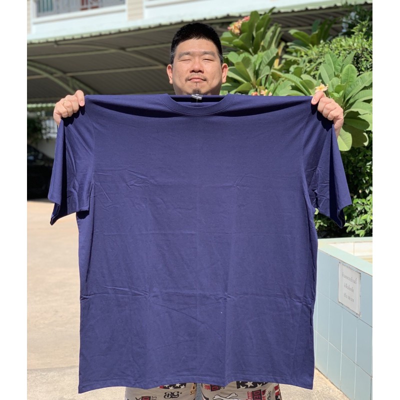 2XL-6XL เสื้อยืดไซส์ใหญ่ เสื้อยืดคนอ้วน เสื้อยืดจัมโบ้ ผ้าคอตตอน เนื้อหนานุ่ม อก 44”-64” ราคาเริ่มต้น 110 บาท HBO