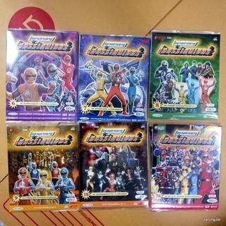 vcd เฮอร์ริเคนเจอร์ ขบวนการพายุ sentai การ์ตูน แปลงร่าง vcd rose ranger