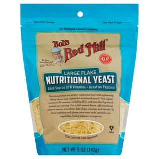 Nutritional Yeast ผงยีสต์ 142 g 😃 Bobs Red Mill Nutritional Yeast Large Flake นำเข้าจากอเมริกา 💥แท้ 100%