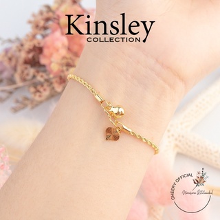 พร้อมส่ง!! สร้อยข้อมือทอง24K สร้อยข้อมืออิตาลี สร้อยข้อมือเกาหลี สร้อยสีทอง สร้อยข้อมือ XUPING ลายเยอะ ใส่อาบนำ้ได้