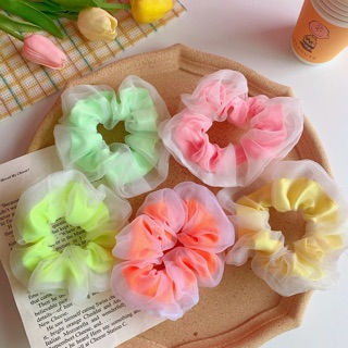 🌻 ยางรัดผมรุ่น airy neon สีนีออน🍬