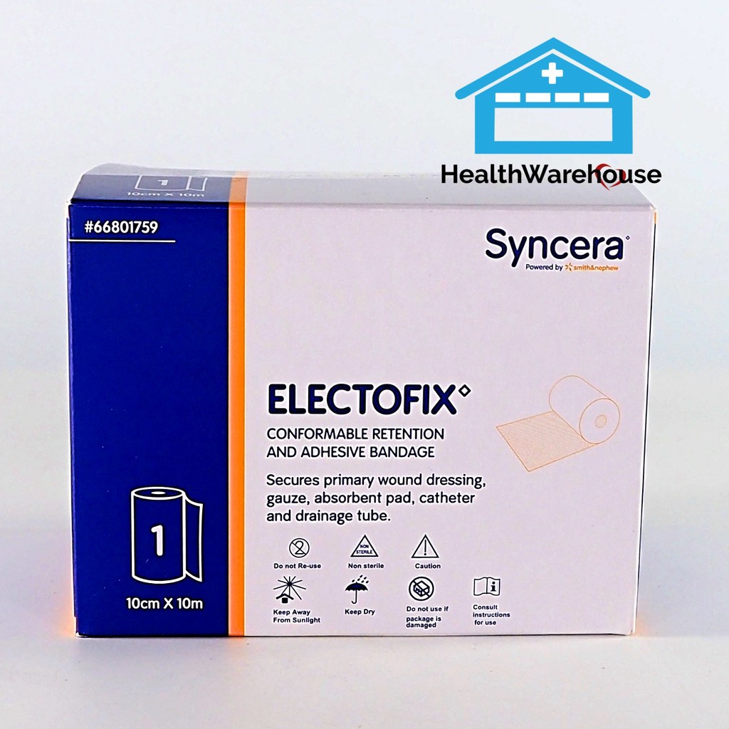 Electofix 10 x 10 เทปใช้ปิดแผล Conformable Retention and Adhesive Bandage