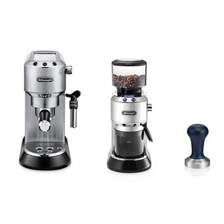 DeLonghi ชุดเซ็ต Dedica มาพร้อมกับเครื่องชงกาแฟเอสเพรสโซ รุ่น EC685.M + เครื่องบดเมล็ดกาแฟ รุ่น KG521.M + TAMPER