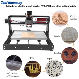 [คลังสินค้าใส] Cnc 3018 Pro / เครื่องเลเซอร์แกะสลักขนาดเล็ก + เลเซอร์ 500mW + หน้าจอออฟไลน์