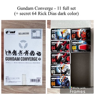 Bandai Gundam Converge vol 11 full set Janpan Ver Secret 64 Rick Dias Dark version มือ2