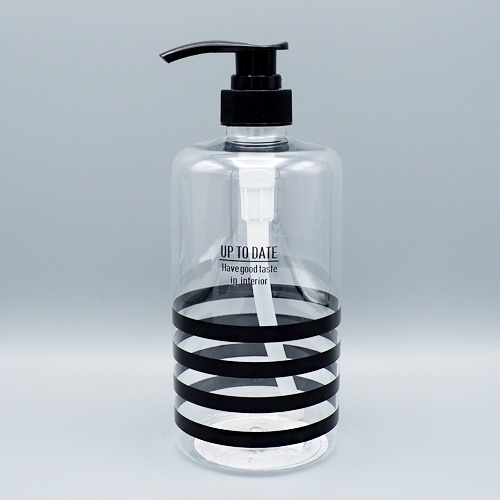 Daiso  ไดโซ ขวดปั้มลายขวาง