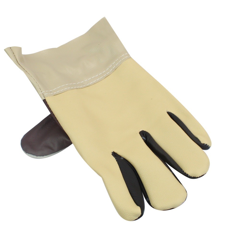 Telecorsaถุงมือกันความร้อน ถุงมืออเนกประสงค์ รุ่น Leather-hot-golve-00b-June