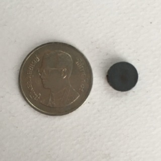 8 mm x 3 mm (100ชิ้น) ลูกดูด แม่เหล็ก แม่เหล็กแรงดูดเบา สีดำ Magnet