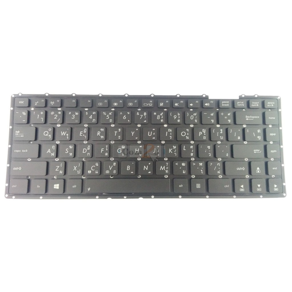 KEYBOARD  คีย์บอร์ด [ไทย-อังกฤษ] ASUS k455 K455L X452 X453S X451C X451 F401E F401 X451E E1007CA X451