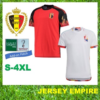 Clearance 2022 FIFA WC Belgium Home Away สําหรับผู้ชาย Jersi Baju Bola Sepak (S-4XL)