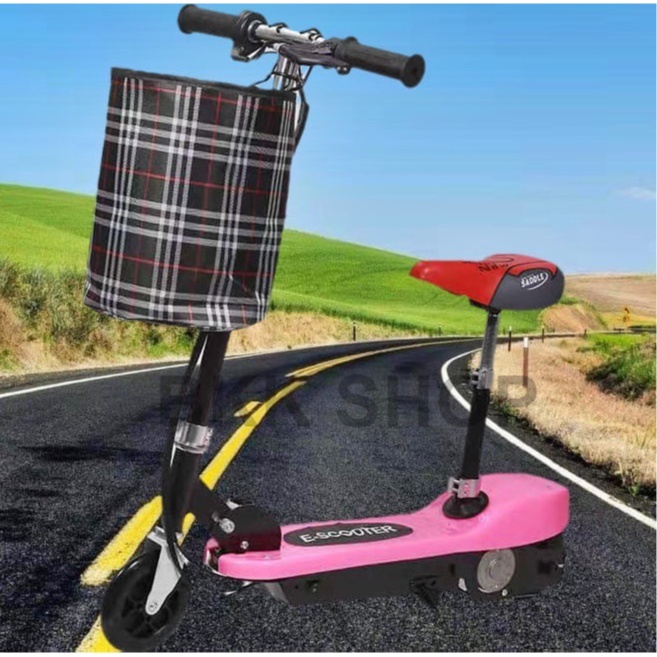 (ใหม่) สกู็ตเตอร์ไฟฟ้า Electric Scooter 24V ไฟหน้า LED E-Scooter ความจุของแบตเตอรี่ 24V20A-24/40A มอ