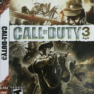 แผ่นเกมส์ ps2 Call of Duty 3