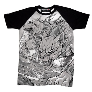 เสื้อยืด แขนสั้น แชปเตอร์วัน ยามิ ลาย หมาสามหัว ผ้านิ่ม / Ceberus The Three Heads Dog Yami Chapter One T-shirt