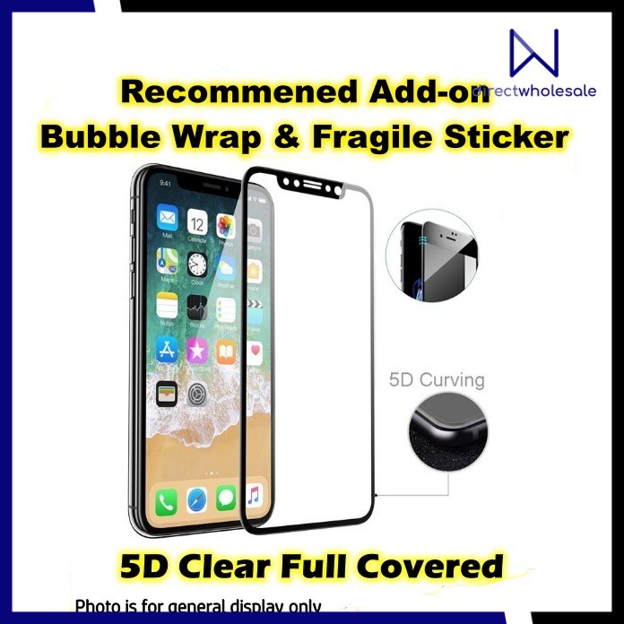 Xiaomi Mi 8 Mi 8 Lite Mi 8 SE 5D Clear HD Full Glass กระจกนิรภัยคลุมทั้งหมด