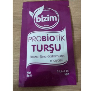 โปรไบโอติกส์ Probiotic สำหรับ หมักผักและผลไม้ จากประเทศตุรกี จำนวน 1 ซอง (ขนาด 2 g.ใช้ได้กับน้ำ 1-5 ลิตร) พร้อมจัดส่ง