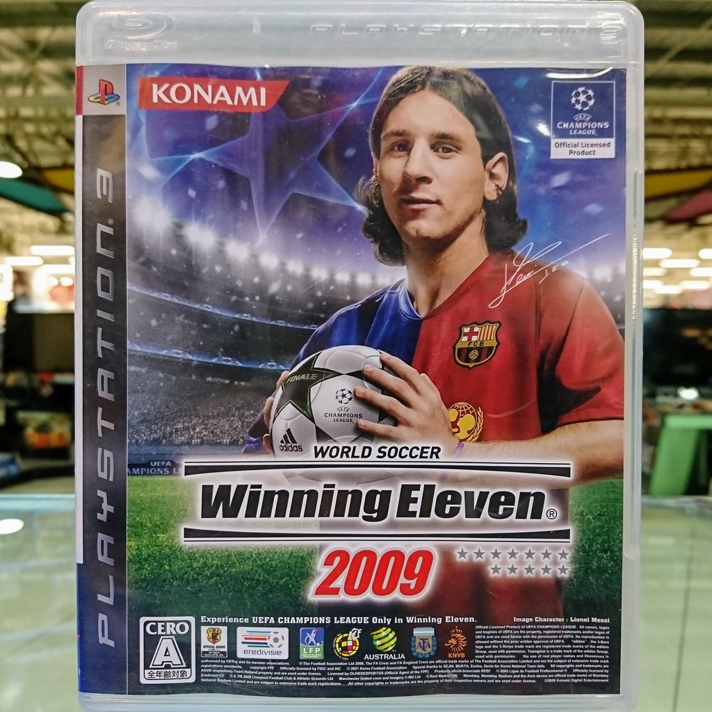 (Z2,EN) มือ2 Winning Eleven 2009 แผ่นเกม PS3 แผ่นPS3 มือสอง (ฟุตบอล PES Pro Evolution Soccer FIFA)