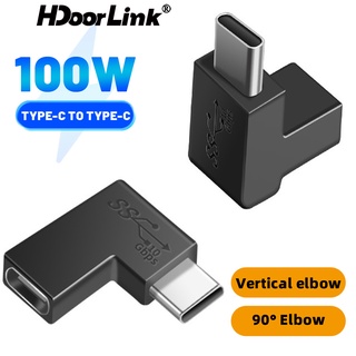 Hdoorlink อะแดปเตอร์แปลง USB 3.1 ตัวเมีย เป็นตัวผู้ Type C 10 Gbps ชาร์จ USB C ซิงค์ข้อมูล ปลั๊กเชื่อมต่อขยาย สําหรับแล็ปท็อป แท็บเล็ต โทรศัพท์