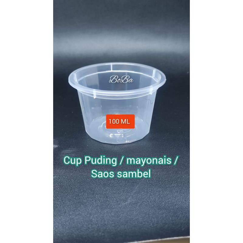 100 ML Pudding Cup DM Brand Sambal Sauce Cup บรรจุ 25 ชิ้น