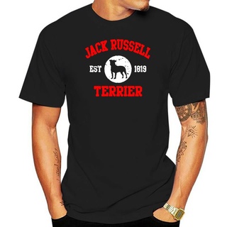 เสื้อผ้าผชเสื้อยืด พิมพ์ลาย Jack Russell Terrier Est. คุณภาพสูง สําหรับผู้ชาย 1819 เสื้อยืด สําหรับผู้ชายS-5XL