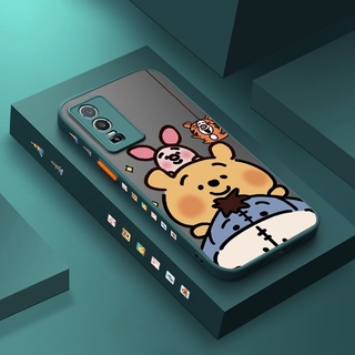 เคส Vivo Y76 5G เคส Winnie the Pooh เคสแข็ง ด้านข้าง ฝาหลังเต็มรูปแบบ เคสกันกระแทก