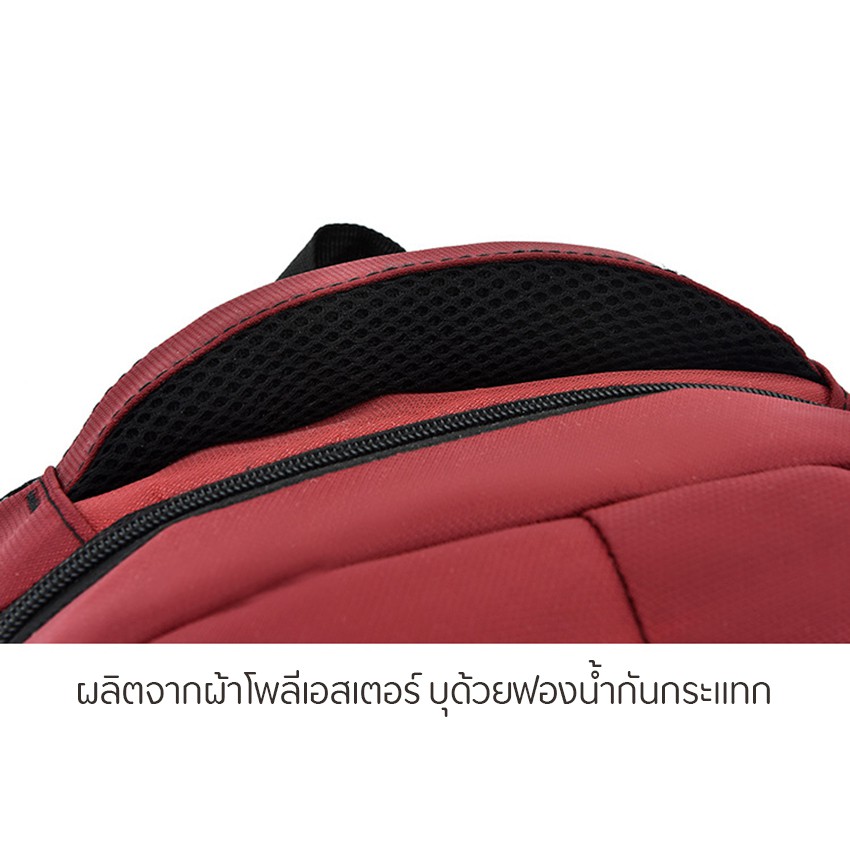 TForever Young-กระเป๋าสะพายหลัง กระเป๋าเป้ Unisex  มีช่องใส่โน๊ตบุ๊ค สายปรับความยาวได้ รุ่น LX-104B2