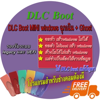 แฟลชไดร์ฟ DLC boot + Ghost + videoคู่มือ(ช่างคอมต้องมี) พร้อมวีดีโอสอน