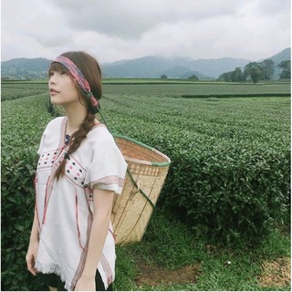 💕ชุดพื้นเมือง💕 เสื้อกะเหรี่ยง ชุดชาวเขา เดรสผ้าฝ้าย เดรสพื้นเมือง ชุดผ้าฝ้าย ชุดดอย✨