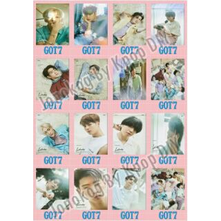 เซตโพลาลอยต์ GOT7 ขอบชมพูอ่อน 16 รูป 2*3 นิ้ว