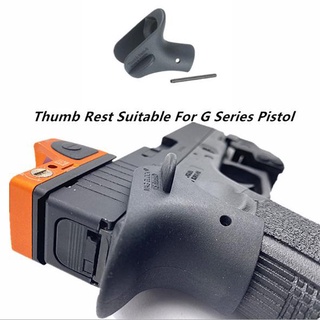 อุปกรณ์เสริมยุทธวิธี GLock Grip Thumb Rest Tiger Mouth Cover Grip Thumb Rest เหมาะสําหรับ GLock Series