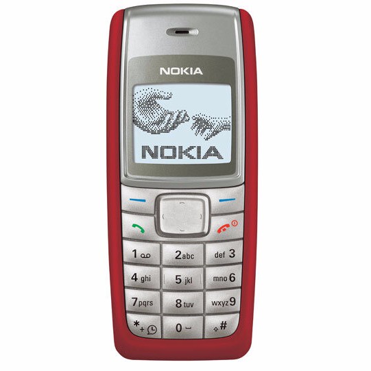 มือถือปุ่มกด ปุ่มกดมือหนึ่ง โทรศัพท์มือถือ โนเกียปุ่มกด  NOKIA 1110 (สีแดง)  3G/4G รุ่นใหม่2020  รองรับภาษาไทย