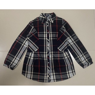 เสื้อแขนยาวสไตล์เดรส Burberry ลาย nova check โทนดำ