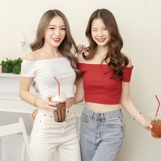 🍒 miya croptop 🍒⚡️ ใส่โค้ด WUUPVC ลดทันที 75.-‼️