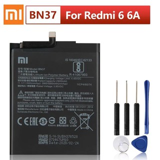 Original XIAOMI BN37เปลี่ยนแบตเตอรี่สำหรับXiaomi Mi Redmi6 Redmi 6 Redmi 6A Authenticโทรศัพท์แบตเตอรี่3000MAh