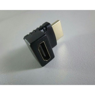 ส่งจากไทย ตัวแปลง HDMI F to HDMI M หัวแปลง แบบงอ พร้อมส่ง 75บ HDMI Female to HDMI Male