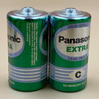 ถ่านไฟฉาย R14ST/2SL C 2 ก้อน Panasonic Extra