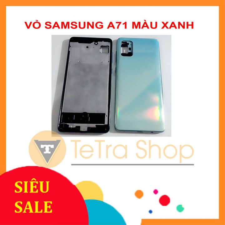 SAMSUNG เคสซัมซุง A71 สีฟ้า