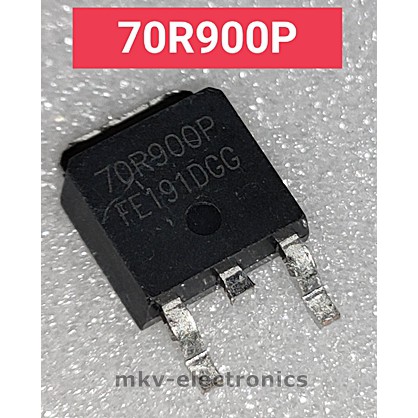 (1ตัว) 70R900P , MND70R900P , MOSFET 5A 750V TO-252 ใช้แทนเบอร์ SVS5N70D (รหัสสินค้า M02648)