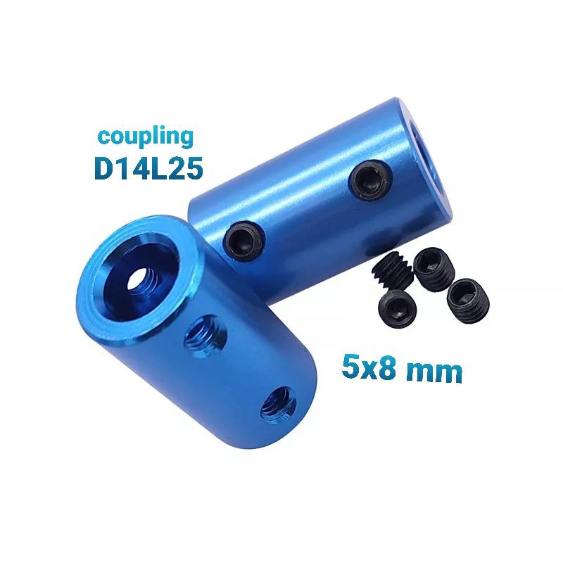 ข้อต่อ D14L25 ข้อต่อ 5x8 มม. 5 ถึง 8 coupler 5x8 มม.
