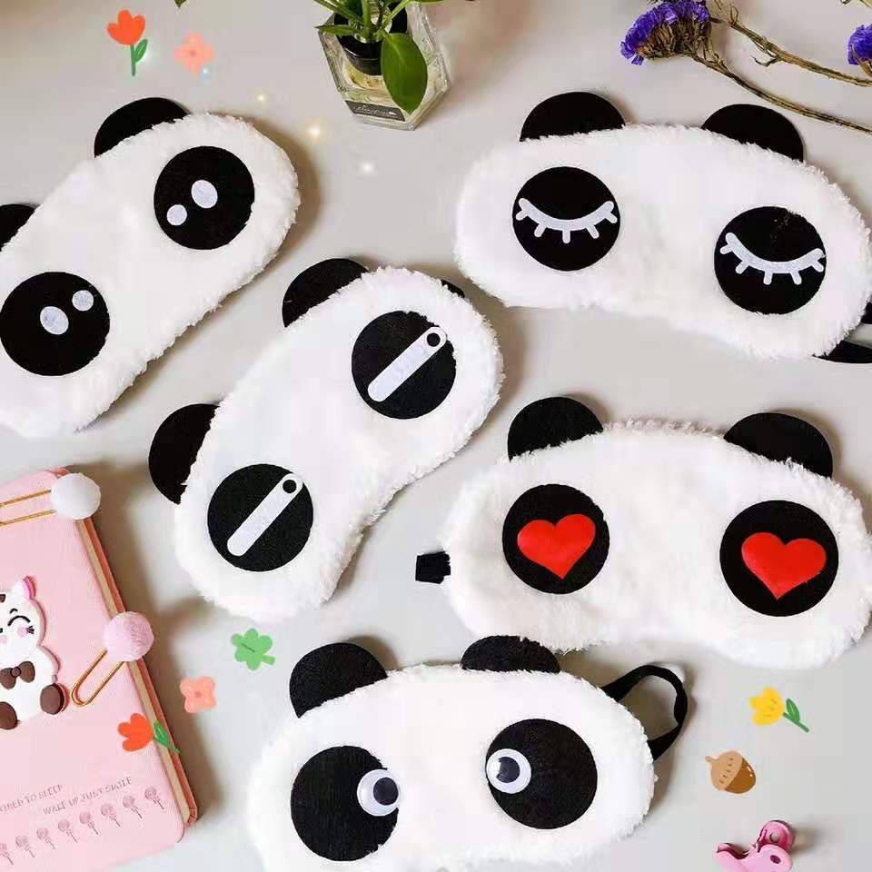 ผ้าปิดตา ลายการ์ตูนหมีแพนด้า น่ารัก พร้อมส่ง #B-0022