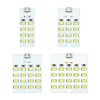 แผงไฟฉุกเฉิน LED 5730 smd 5V 430mA~470mA สีขาว Mirco USB 5730 คุณภาพสูง สําหรับฉุกเฉิน 1 ชิ้น