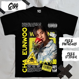 เสื้อยืด พิมพ์ลาย Kpop CHA EUNWOO ASTRO CLOO.TEE